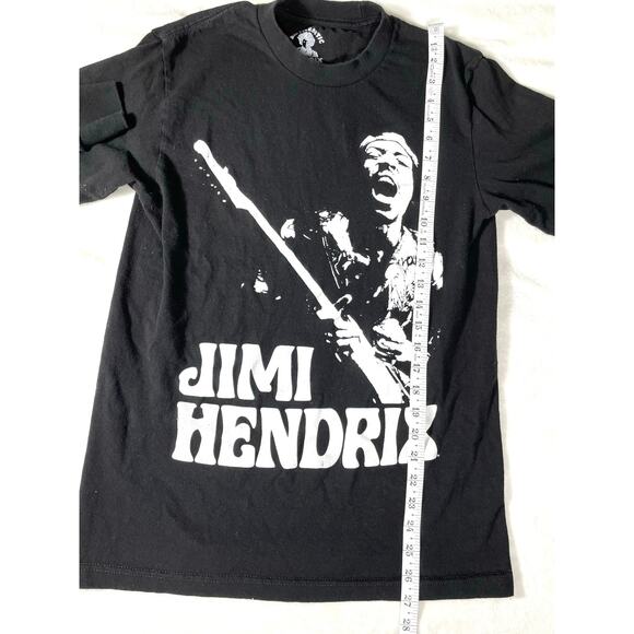 Jimi Hendrix Long Sleeve Shirt Black Graphic Size M - Picture 4 of 6